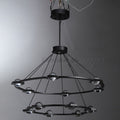 Eclatamt Planet Modern Round Two - Tier Chandelier - Camilalamps - CAM1440