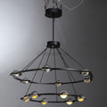 Eclatamt Planet Modern Round Two - Tier Chandelier - Camilalamps - CAM1437
