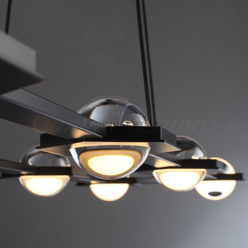 Eclatamt Planet Rectangular Chandelier 54", 72" - Camilalamps - CAM1446
