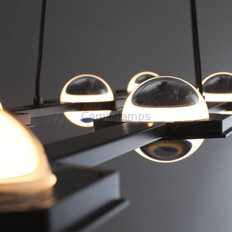 Eclatamt Planet Rectangular Chandelier 54", 72" - Camilalamps - CAM1446