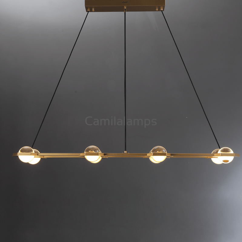 Eclatamt Planet Rectangular Chandelier 54", 72" - Camilalamps - CAM1442