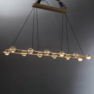 Eclatamt Planet Rectangular Chandelier 54", 72" - Camilalamps - CAM1445