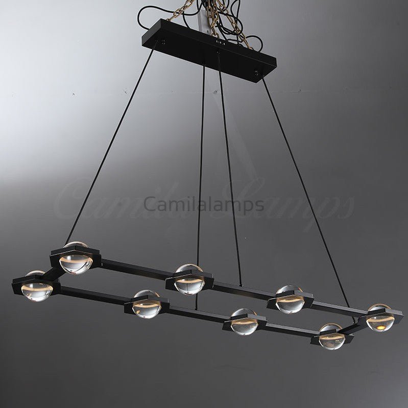 Eclatamt Planet Rectangular Chandelier 54", 72" - Camilalamps - CAM1446