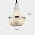 Eldorado Luxury Aluminum Chain Tassel Chandelier - Camilalamps - CA - A - 003