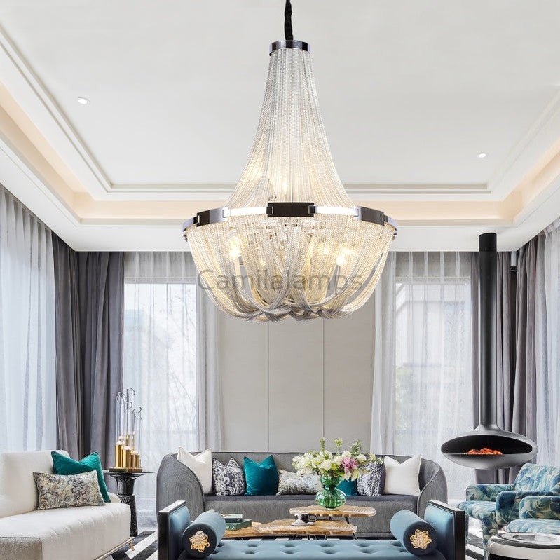 Eldorado Luxury Aluminum Chain Tassel Chandelier - Camilalamps - Ca-1a-1001