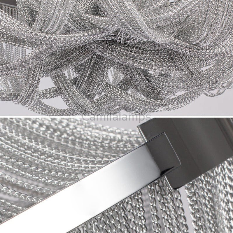 Eldorado Luxury Aluminum Chain Tassel Chandelier - Camilalamps - CA - A - 001