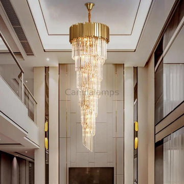 Elian Gillani 2 - Story Crystal Chandelier - Camilalamps - Ca-1a-1680