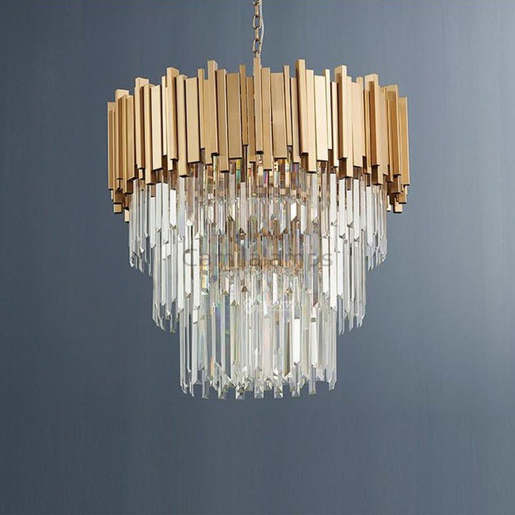 Elian Kaia Crystal Pendant Chandelier - Camilalamps - CA - A - 685