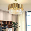 Elian Round Crystal Chandelier - Camilalamps - Ca-1a-1695