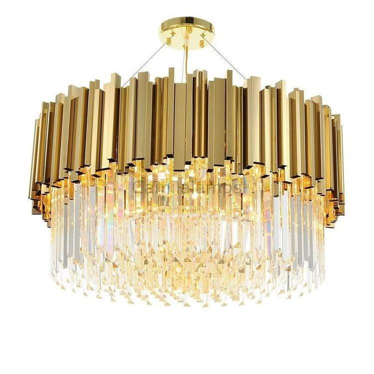 Elian Round Crystal Chandelier - Camilalamps - Ca-1a-1694