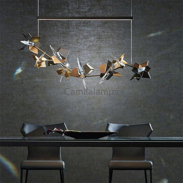 Elva Art Deco Crystal Chandelier - Camilalamps - ILC0391