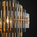 Emila Burnished Brass Chandelier 24''32''42'' - Camilalamps - CA10071