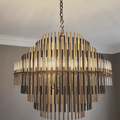 Emila Industrial Metal Tube Chandelier For Living Room - Camilalamps - CAM1206
