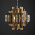 Emila Industrial Metal Tube Chandelier For Living Room - Camilalamps - CAM1204