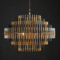 Emila Industrial Metal Tube Chandelier For Living Room - Camilalamps - CAM1205