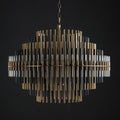 Emila Industrial Metal Tube Chandelier For Living Room - Camilalamps - CAM1206