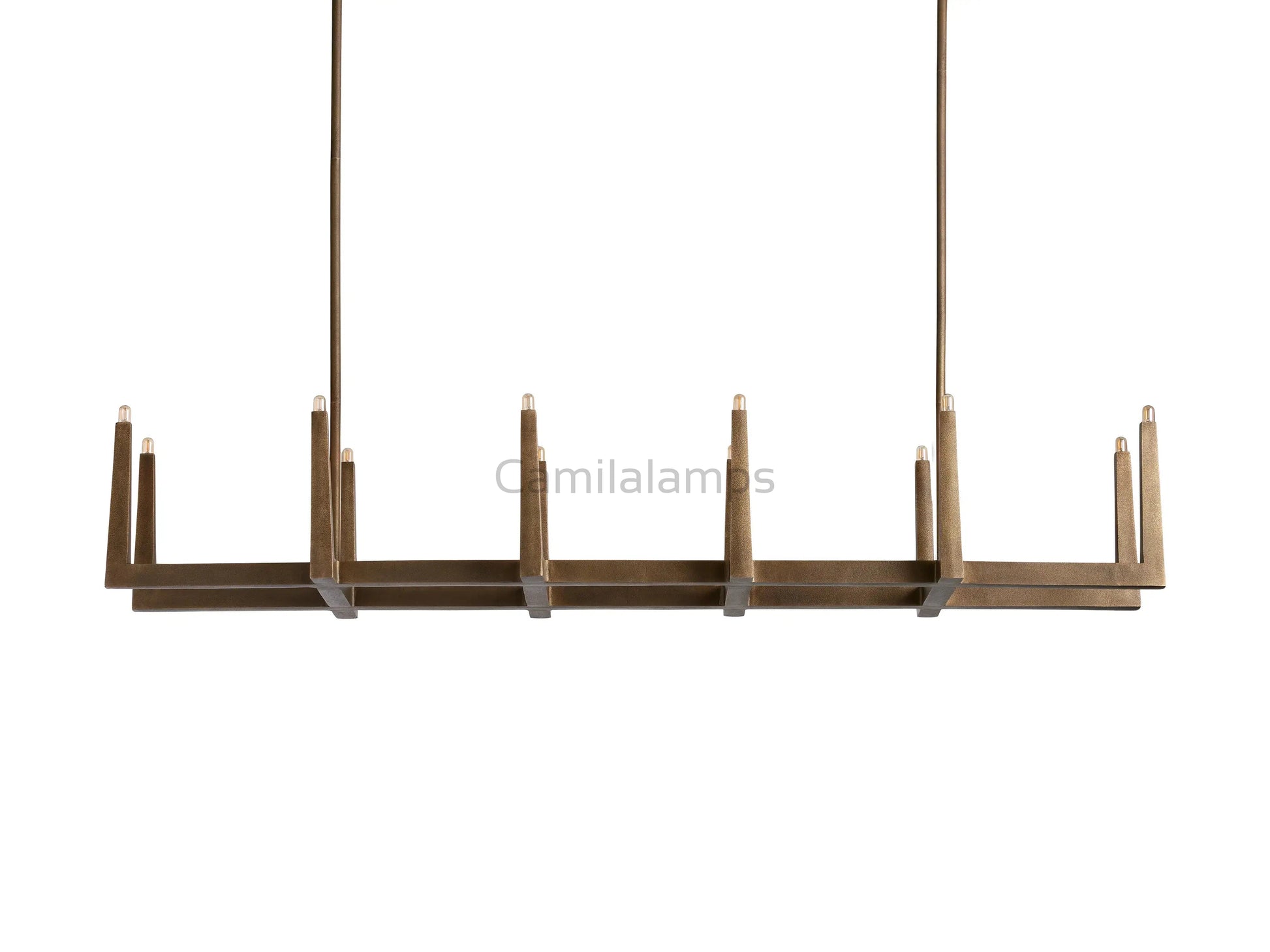 Emmet Linear Chandelier 48''60''72''W - Camilalamps - CA-954H124