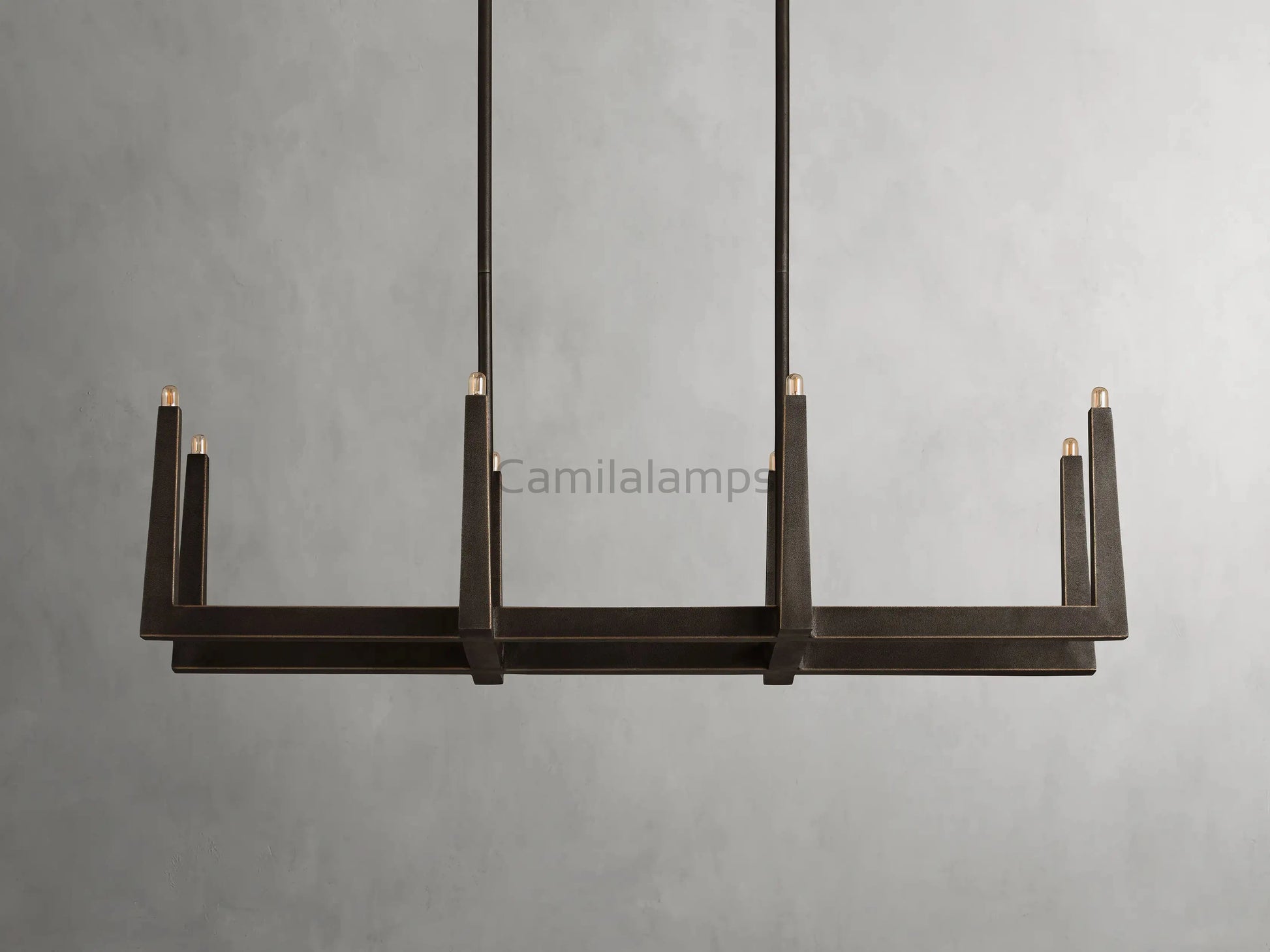 Emmet Linear Chandelier 48''60''72''W - Camilalamps - CA-954H124