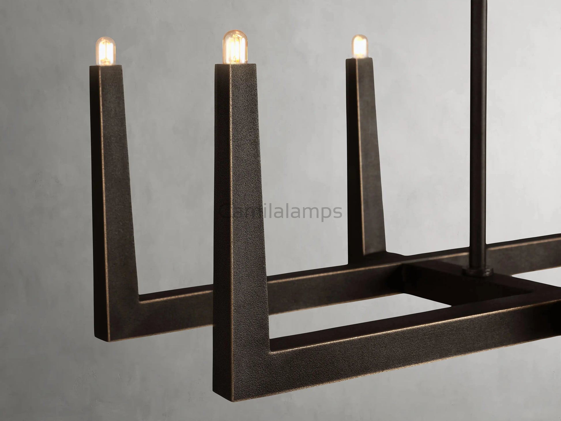 Emmet Linear Chandelier 48''60''72''W - Camilalamps - CA-954H129