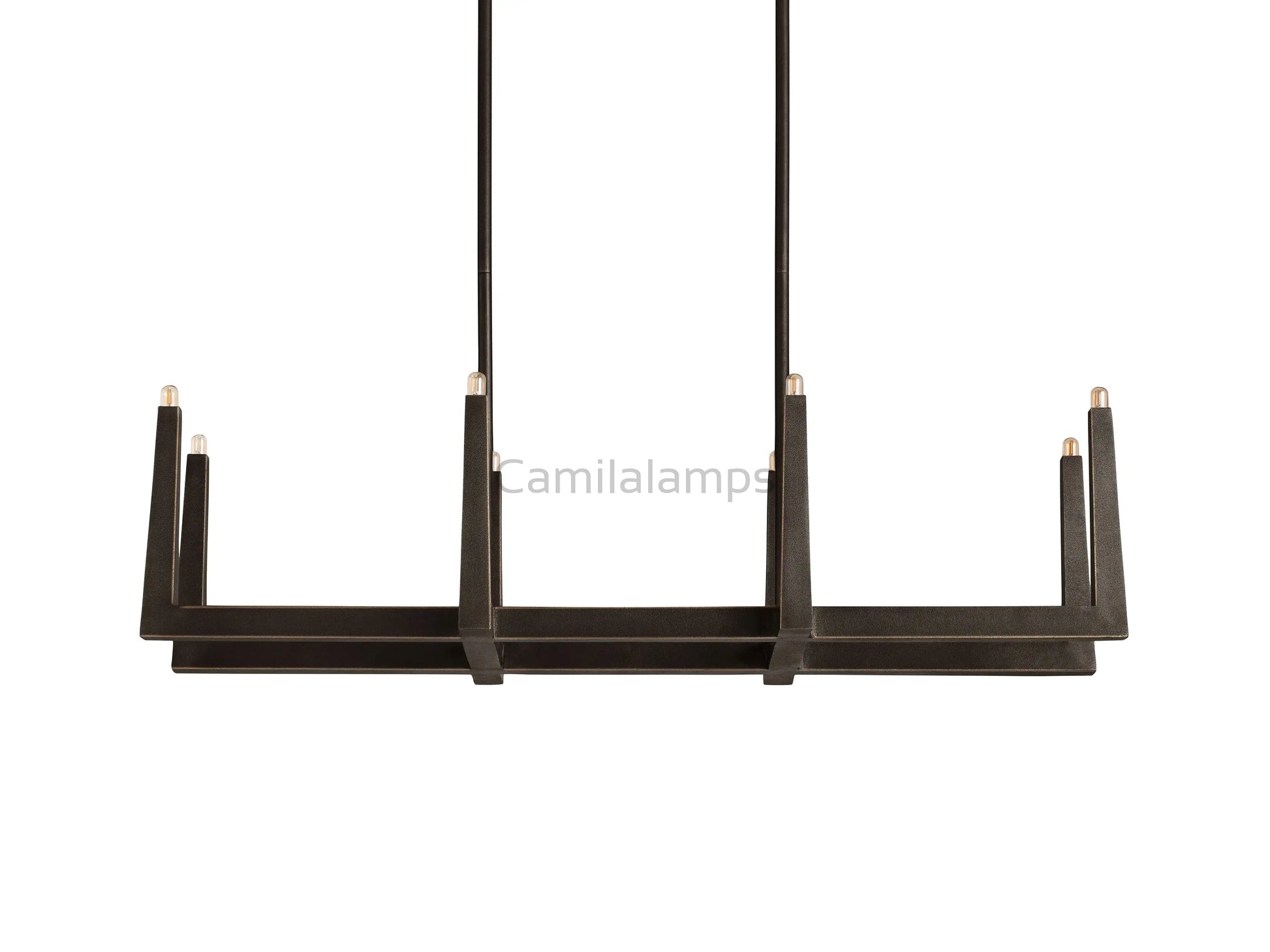 Emmet Linear Chandelier 48''60''72''W - Camilalamps - CA-954H129