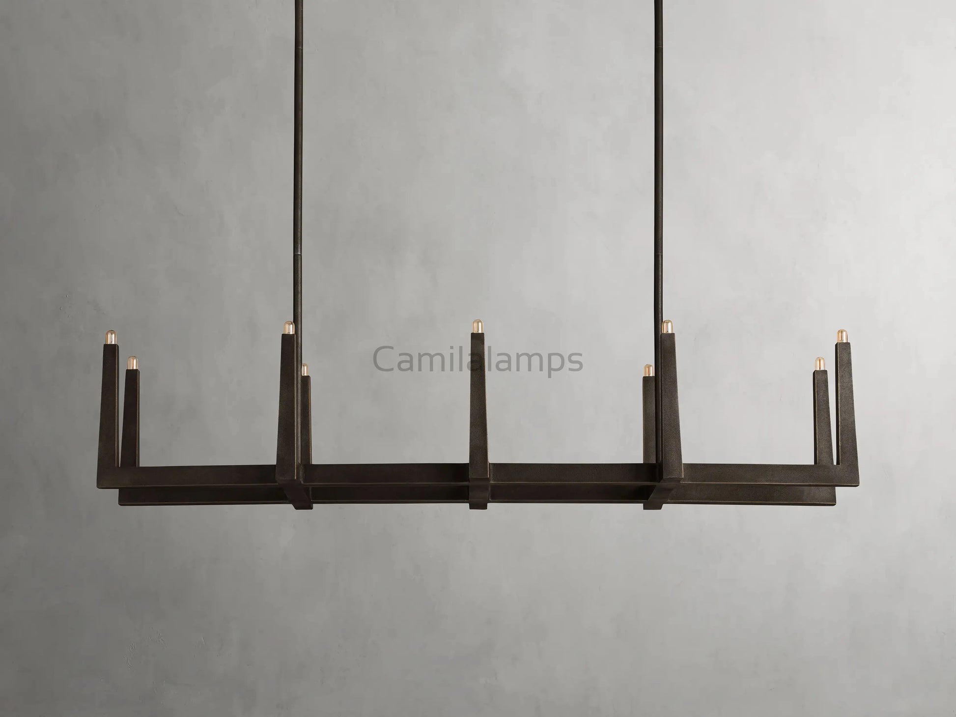 Emmet Linear Chandelier 48''60''72''W - Camilalamps - CA-954H127