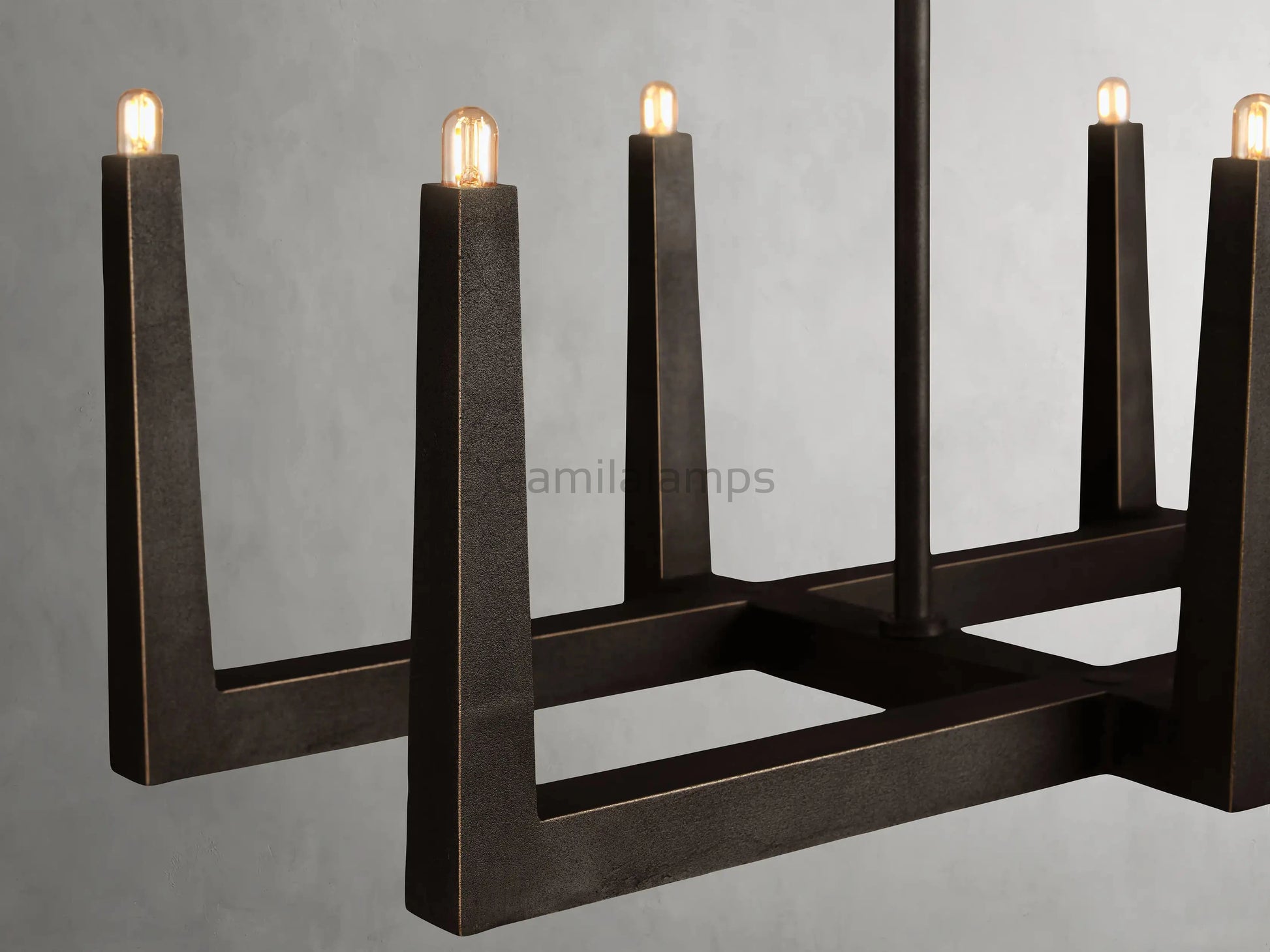 Emmet Linear Chandelier 48''60''72''W - Camilalamps - CA-954H127