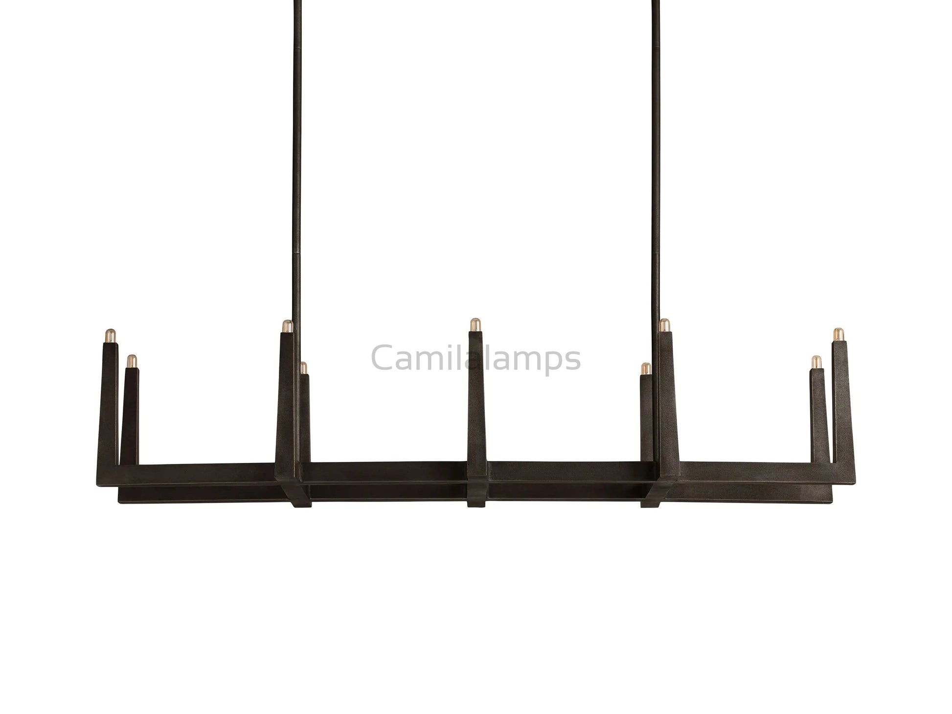 Emmet Linear Chandelier 48''60''72''W - Camilalamps - CA-954H127