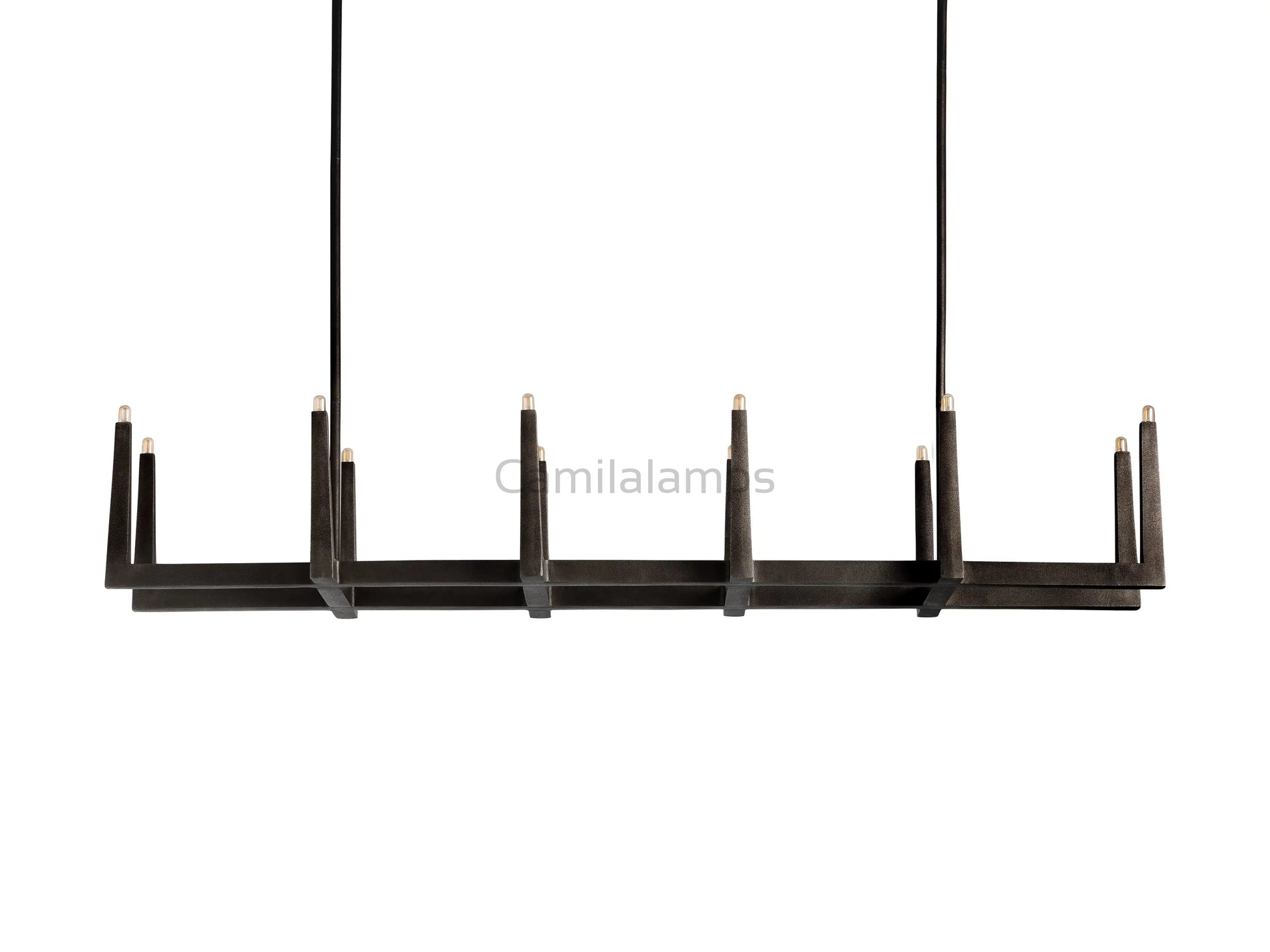 Emmet Linear Chandelier 48''60''72''W - Camilalamps - CA-954H125