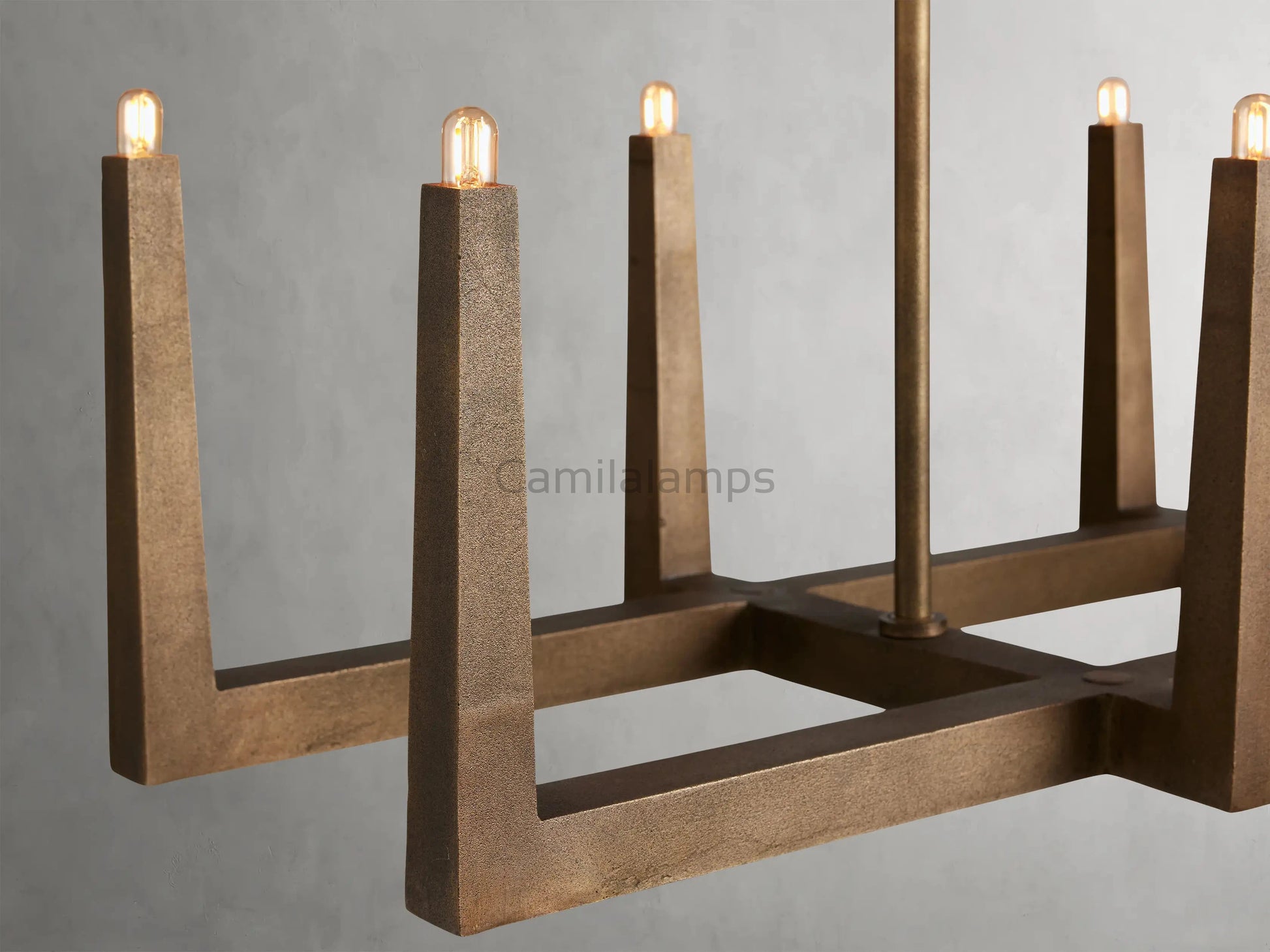 Emmet Linear Chandelier 48''60''72''W - Camilalamps - CA-954H125