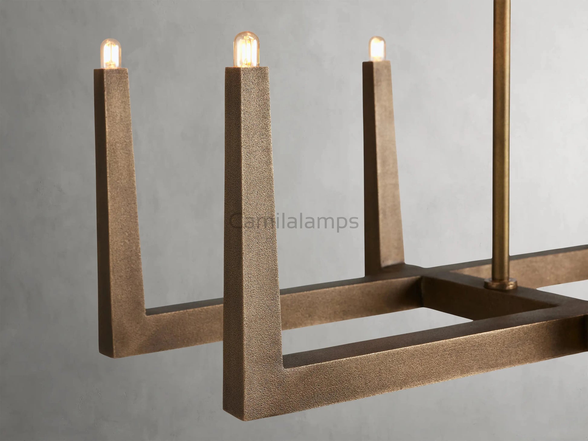 Emmet Linear Chandelier 48''60''72''W - Camilalamps - CA-954H128