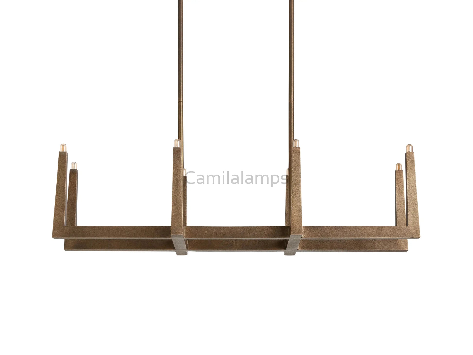 Emmet Linear Chandelier 48''60''72''W - Camilalamps - CA-954H128