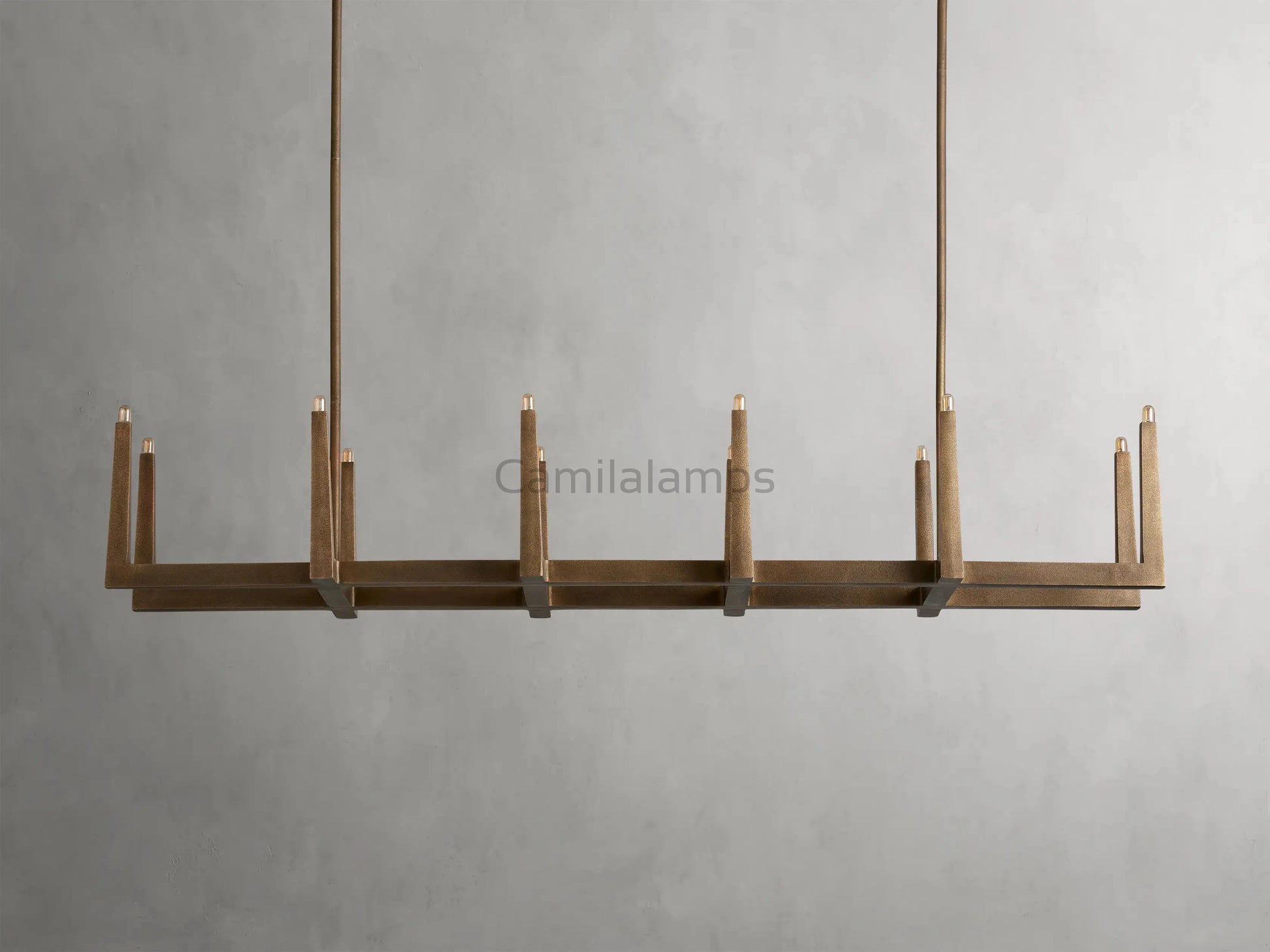 Emmet Linear Chandelier 48''60''72''W - Camilalamps - CA-954H124