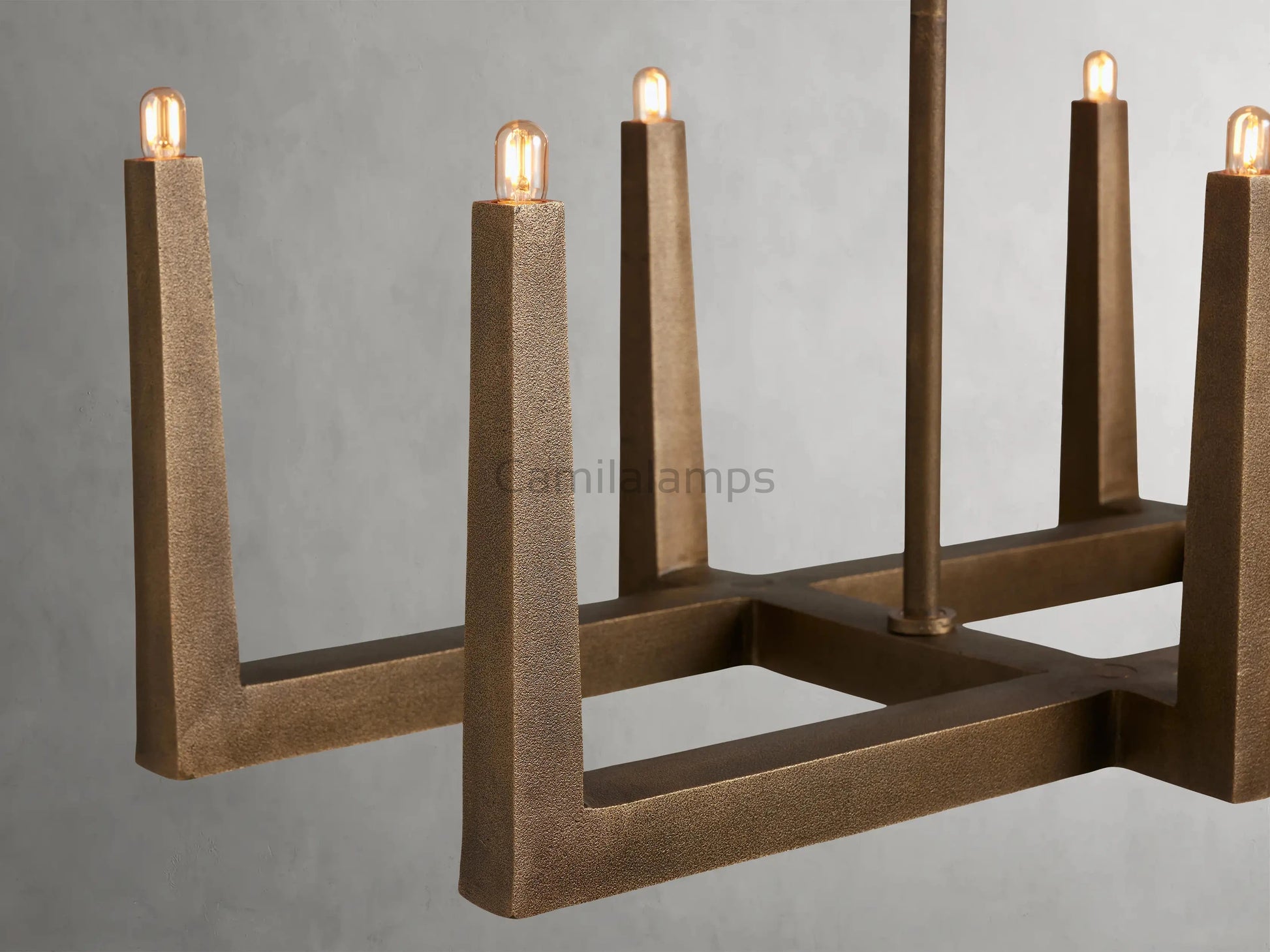 Emmet Linear Chandelier 48''60''72''W - Camilalamps - CA-954H124