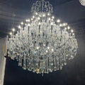 Empire candlestick Royal Crystal chandelier 60” - Camilalamps - EMP - 2