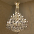 Extra Large European - style Multi - layers Candle Luxury Crystal Chandelier Gold Art Foyer/Staircase Decorative Light Fixture - Camilalamps - Ca-1X059