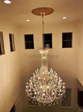 Extra Large European - style Multi - layers Candle Luxury Crystal Chandelier Gold Art Foyer/Staircase Decorative Light Fixture - Camilalamps - Ca-1X059