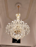 Extra Large European - style Multi - layers Candle Luxury Crystal Chandelier Gold Art Foyer/Staircase Decorative Light Fixture - Camilalamps - Ca-1X059