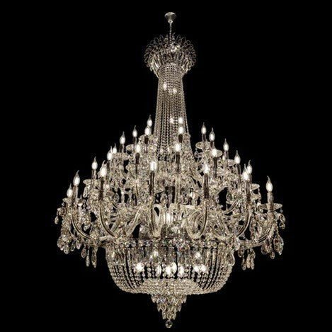 Extra Large European - style Multi - layers Candle Luxury Crystal Chandelier Gold Art Foyer/Staircase Decorative Light Fixture - Camilalamps - Ca-1X059