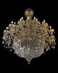 Extra Large European - style Multi - layers Candle Luxury Crystal Chandelier Gold Art Foyer/Staircase Decorative Light Fixture - Camilalamps - Ca-1X059