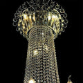Extra Large European - style Multi - layers Candle Luxury Crystal Chandelier Gold Art Foyer/Staircase Decorative Light Fixture - Camilalamps - Ca-1X-1010640