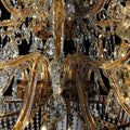 Extra Large European - style Multi - layers Candle Luxury Crystal Chandelier Gold Art Foyer/Staircase Decorative Light Fixture - Camilalamps - Ca-1X-1010640