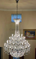 Extra Large European - style Multi - layers Candle Luxury Crystal Chandelier Gold Art Foyer/Staircase Decorative Light Fixture - Camilalamps - Ca-1X059