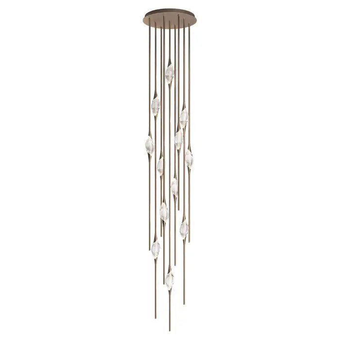 Pezzo Crystal Chandelier 21" H - Camilalamps - CA - CH2562504