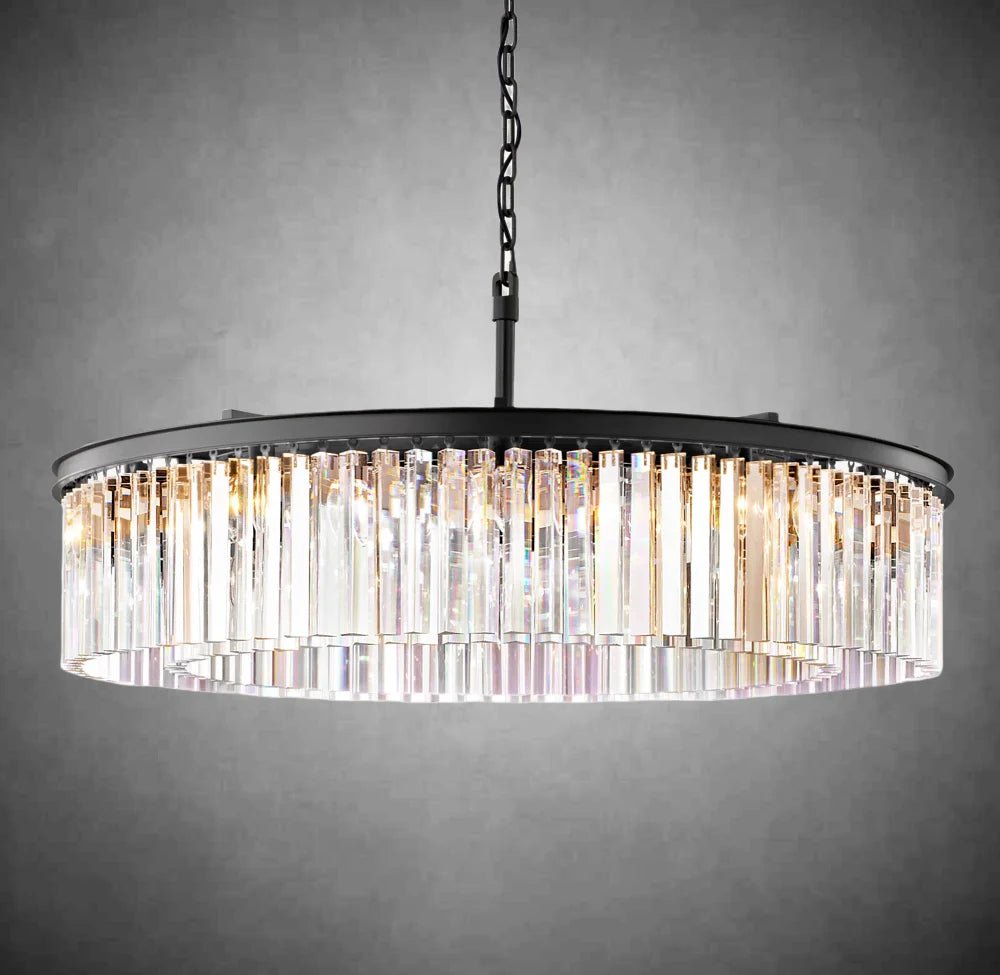 Falria 1 - Tier Crystal Round Chandelier - Camilalamps - VSL - CUST2024 - 250