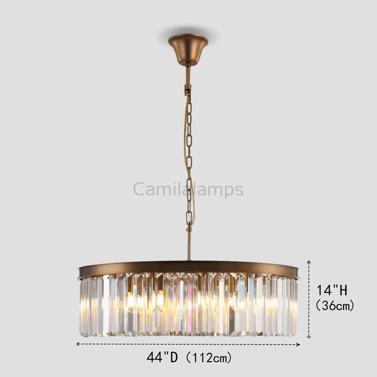 Falria 1 - Tier Crystal Round Chandelier - Camilalamps - VSL-1CUST2024-1252