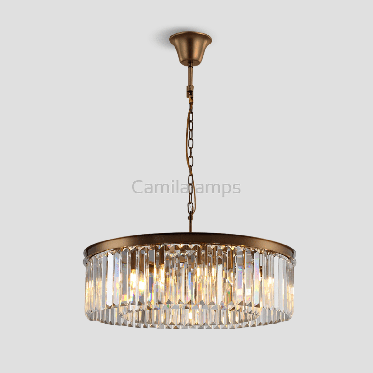 Falria 1 - Tier Crystal Round Chandelier - Camilalamps - VSL-1CUST2024-1252
