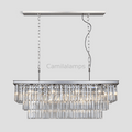 Falria 3 - Tier Crystal Rectangular Chandelier - Camilalamps - CA - LI2024 - C5711