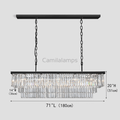 Falria 3 - Tier Crystal Rectangular Chandelier - Camilalamps - Ca-1LI2024-1C5705