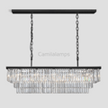 Falria 3 - Tier Crystal Rectangular Chandelier - Camilalamps - Ca-1LI2024-1C5708
