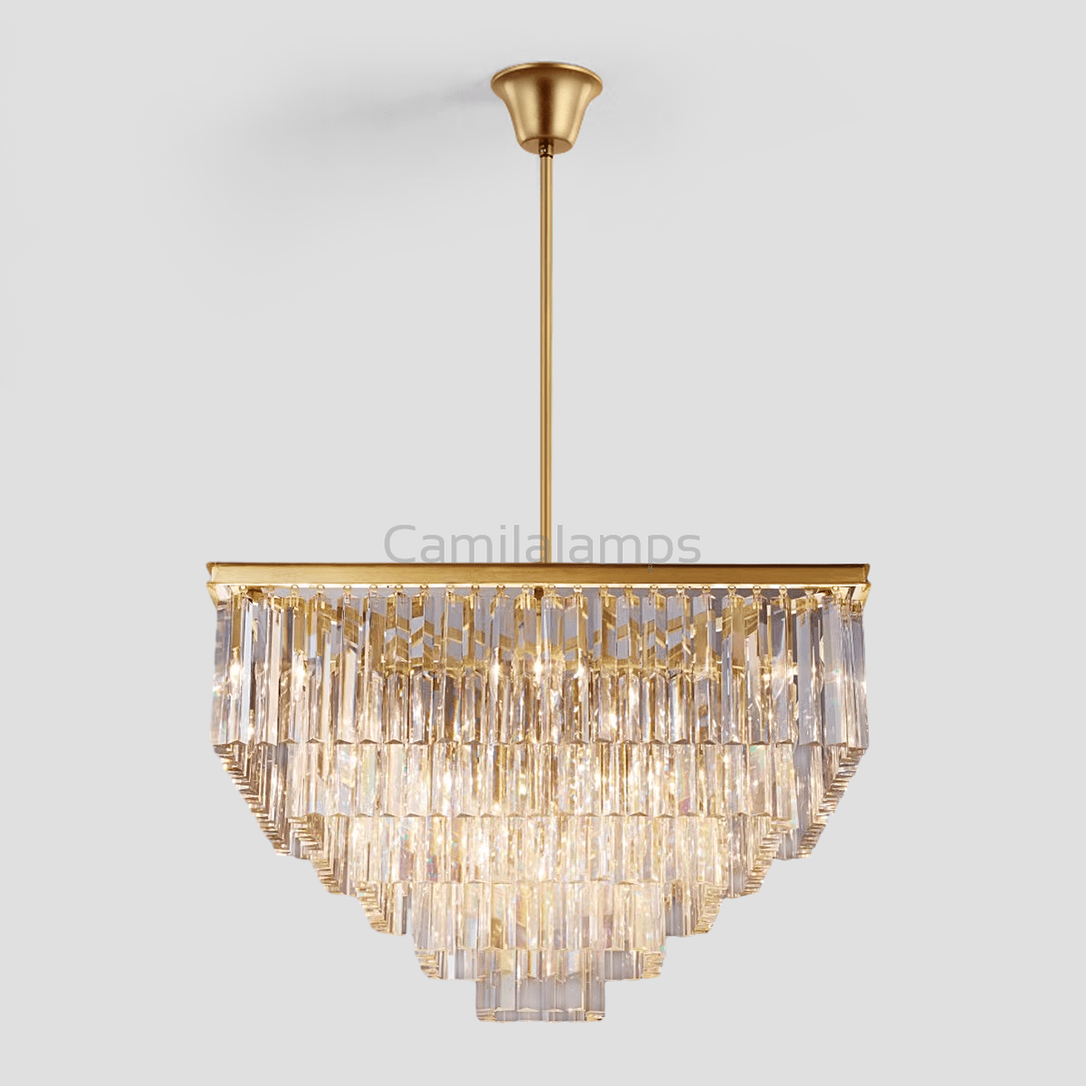 Falria 5 - Tier Crystal Square Chandelier - Camilalamps - Ca-1LI2024-1C5660